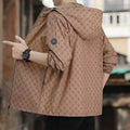New Ice Silk Sun Protection Jacket for Men, Summer Thin Loose Fit Hooded Outerwear, Trendy Outdoor Fishing Sports Jacket